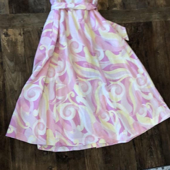 Hill House Home The Lily Dress Candy Kaleidoscope dress with tie waist pockets - Picture 10 of 12